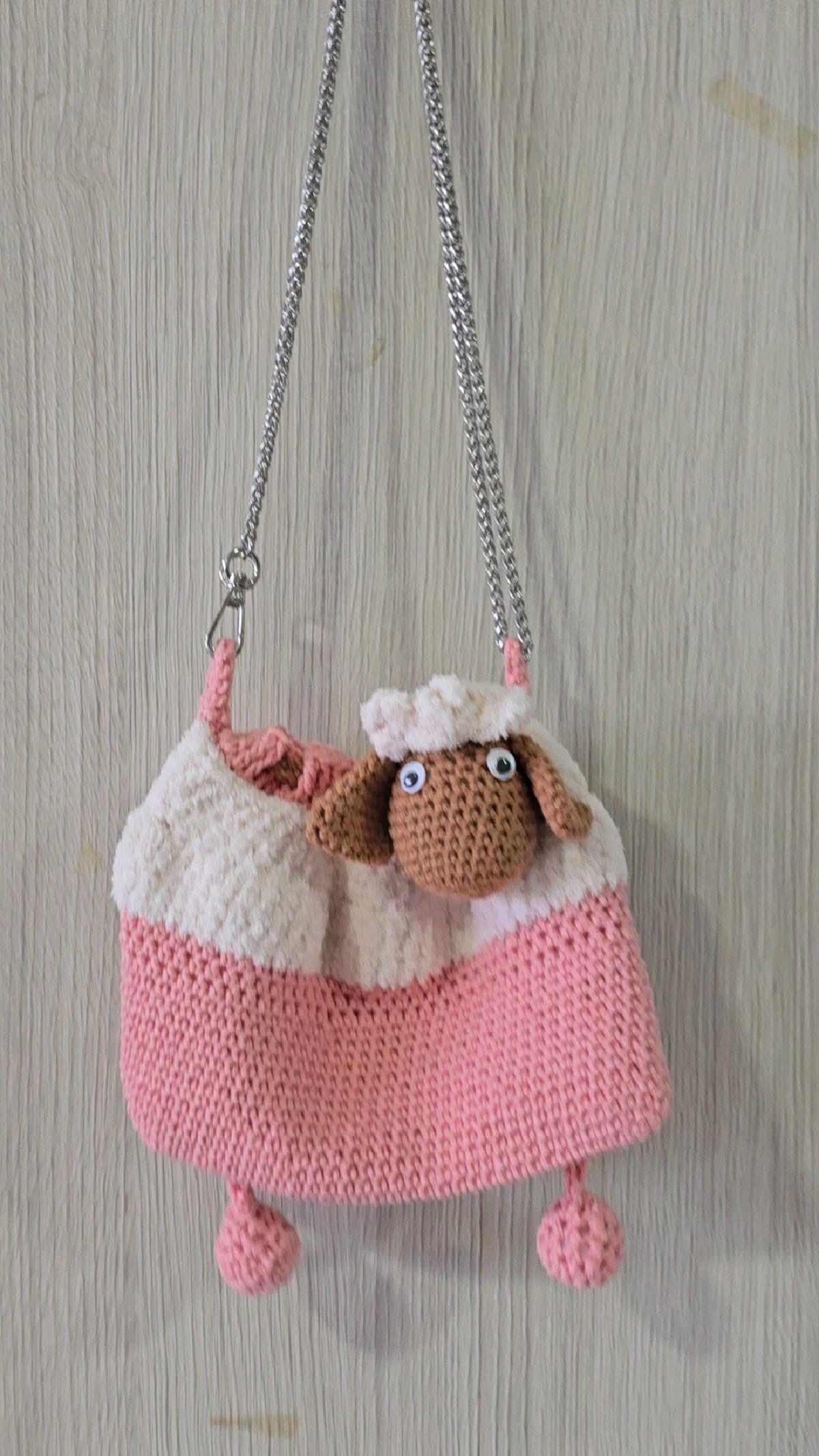 Cute Sheep Bag Crochet Project