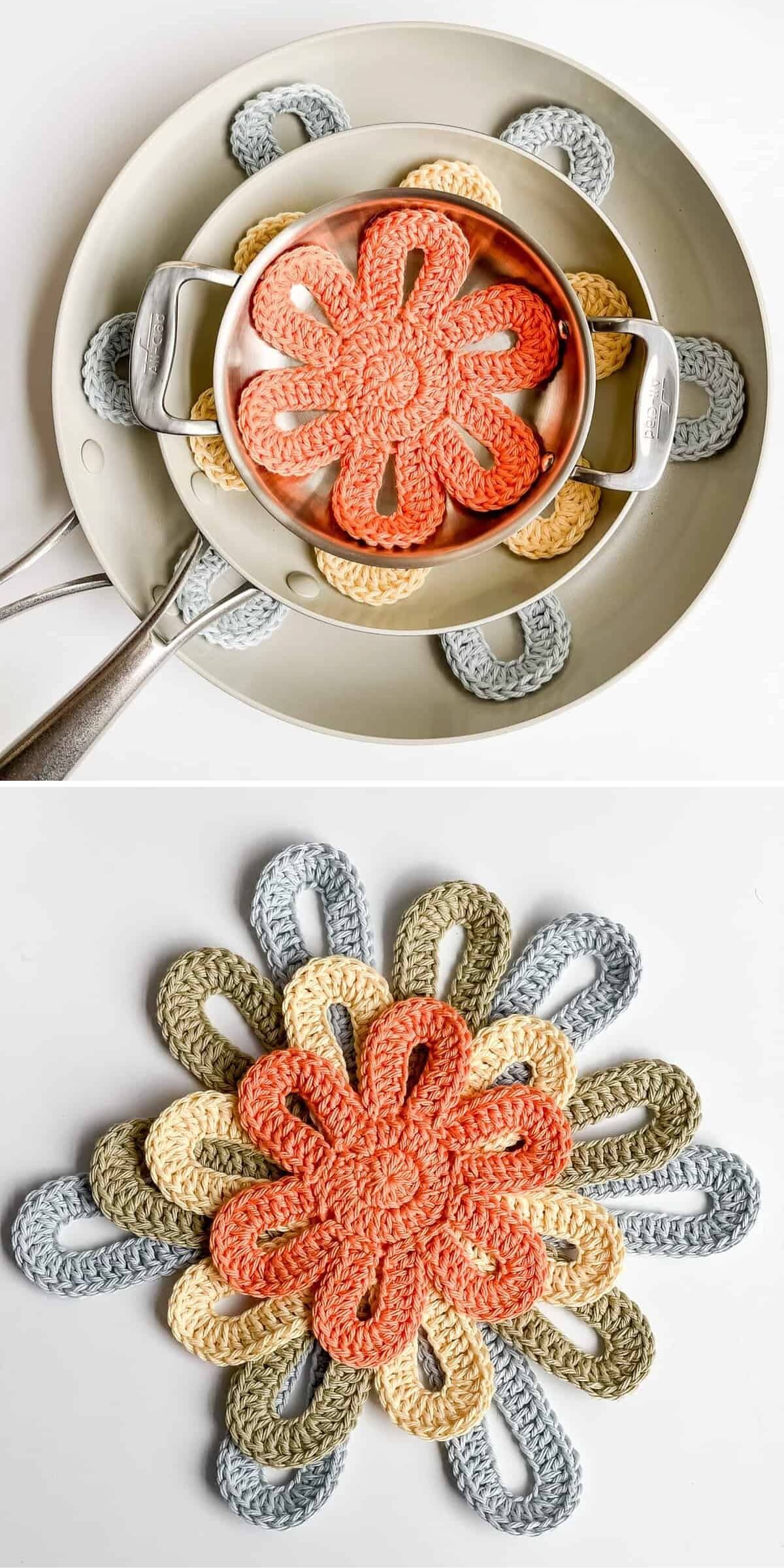 Cute Pot and Pan Protectors Crochet Kit