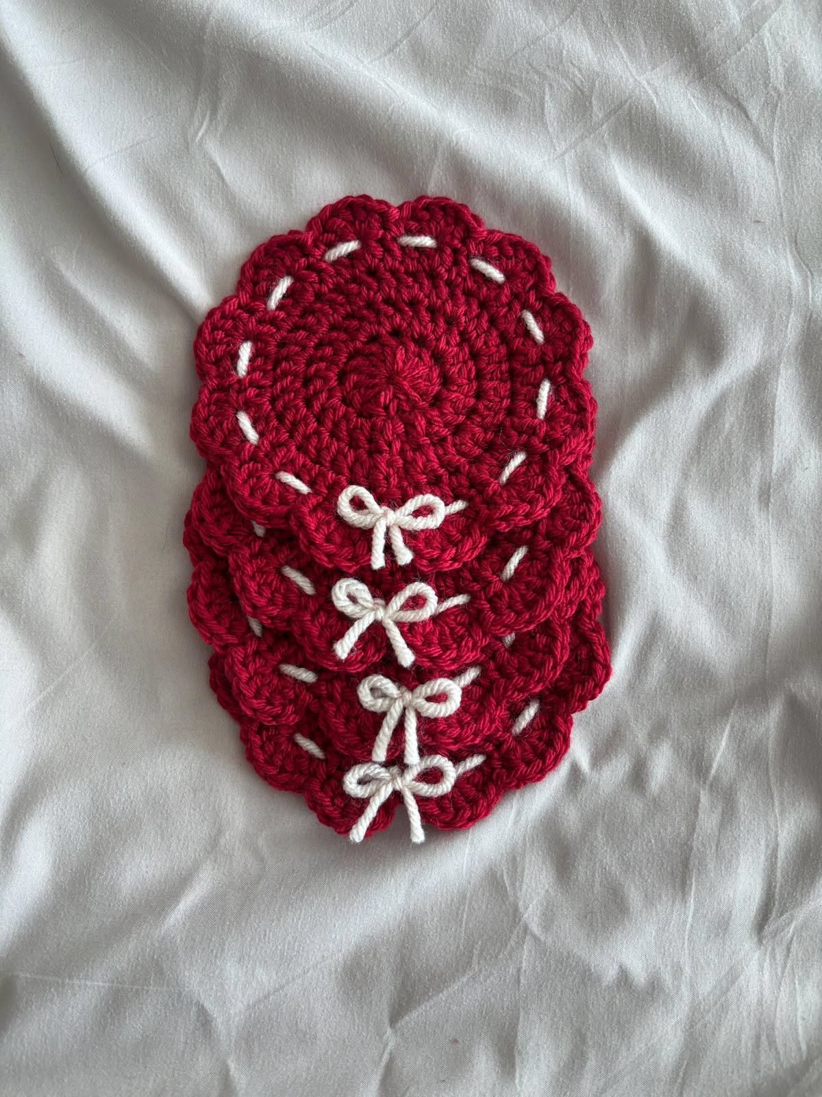 X-mas Coaster Easy Crochet Kit